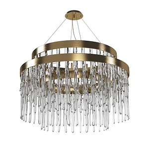 luxxu babel suspension chandelier 3D model