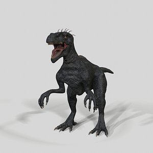 3D Dinosaurs Velociraptor Hybrid 3D model