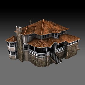3D model old luxury house games