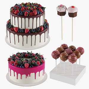 Cakes And Cake Pops Set