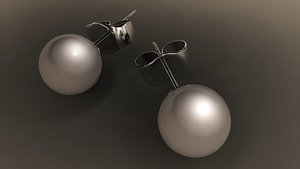 Pearl Stud Earrings