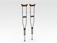 Aluminium Crutches