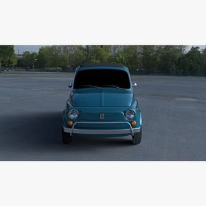 1968 fiat 500l luxe 3d obj