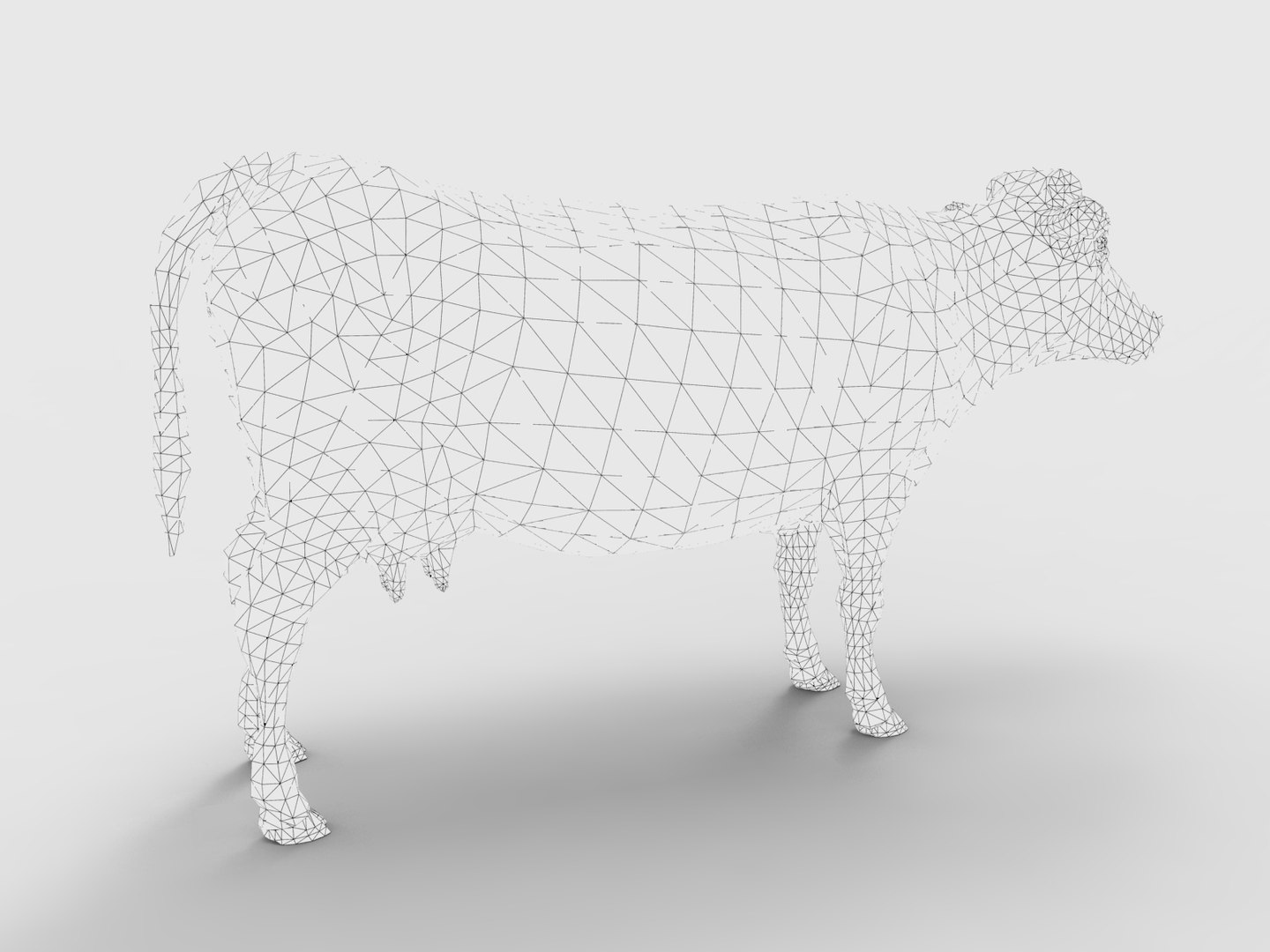 3D Cow Rigged Model - TurboSquid 1199586