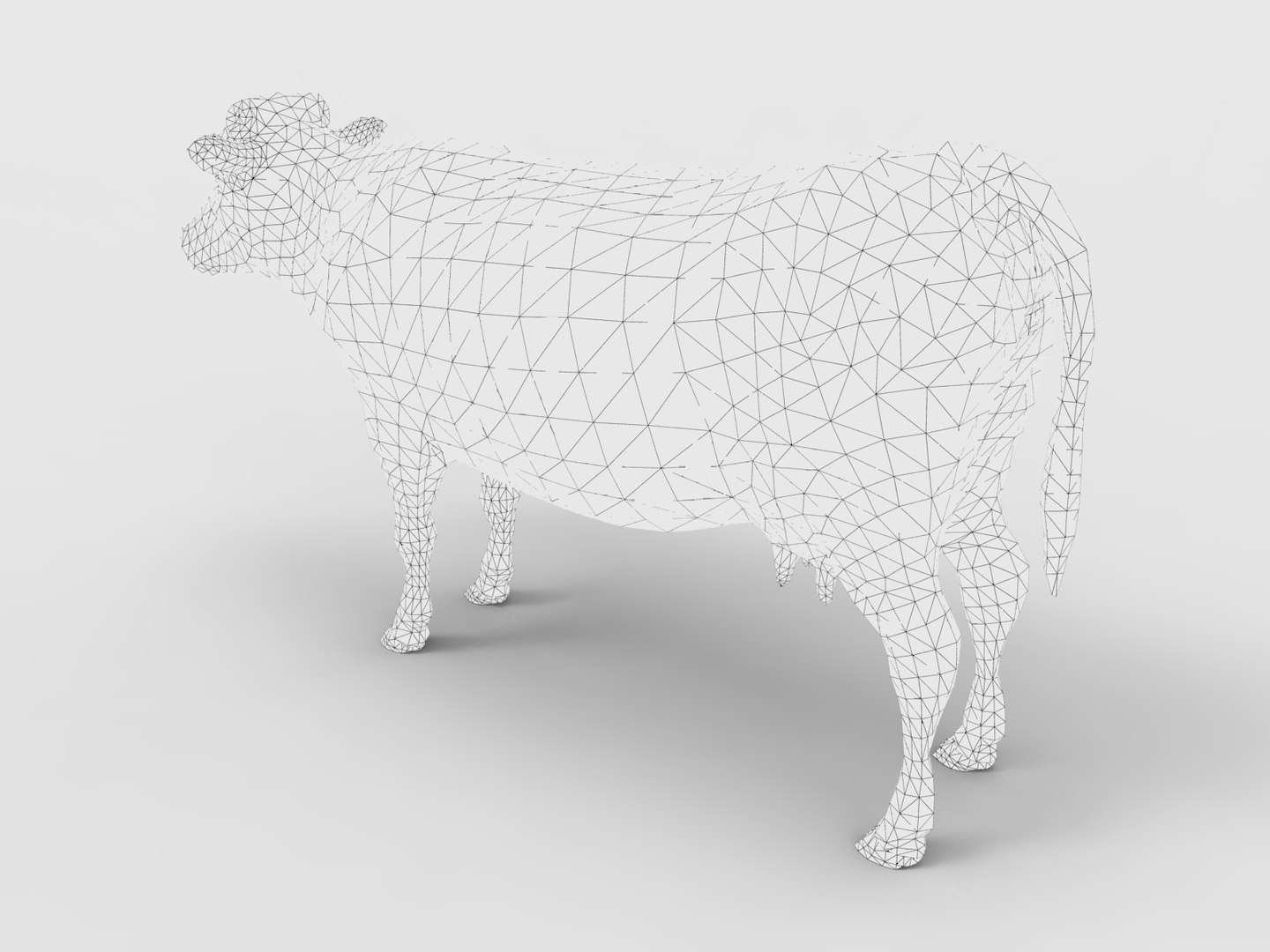 3D Cow Rigged Model - TurboSquid 1199586