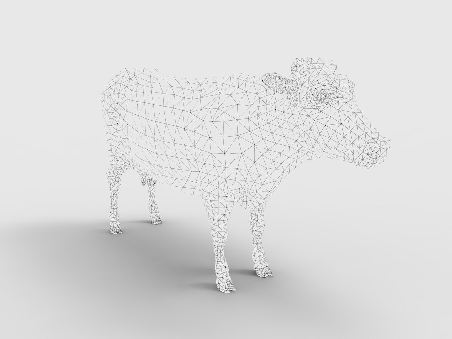 3D Cow Rigged Model - TurboSquid 1199586