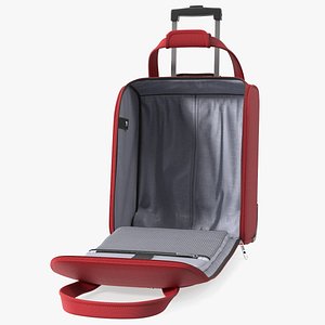 Red Open Softshell Luggage