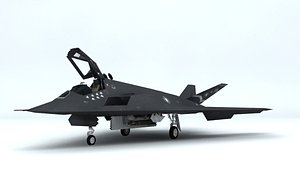 f-117 stealth 3d model