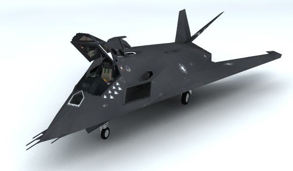 f-117 stealth 3d model