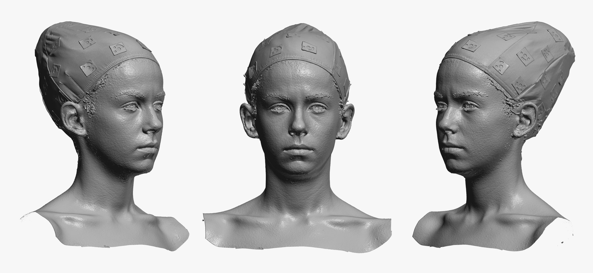 Rhea Human Head Lid 3D Model - TurboSquid 1631062