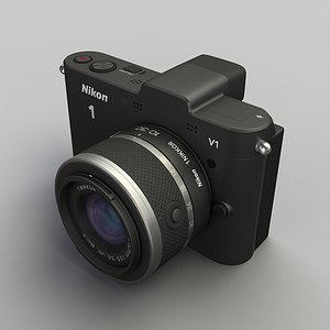 new nikon v1 lens 3d model