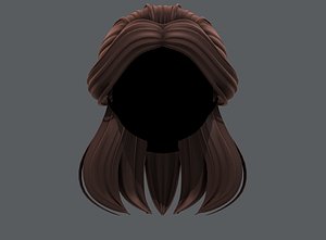 3D hair style girl v61