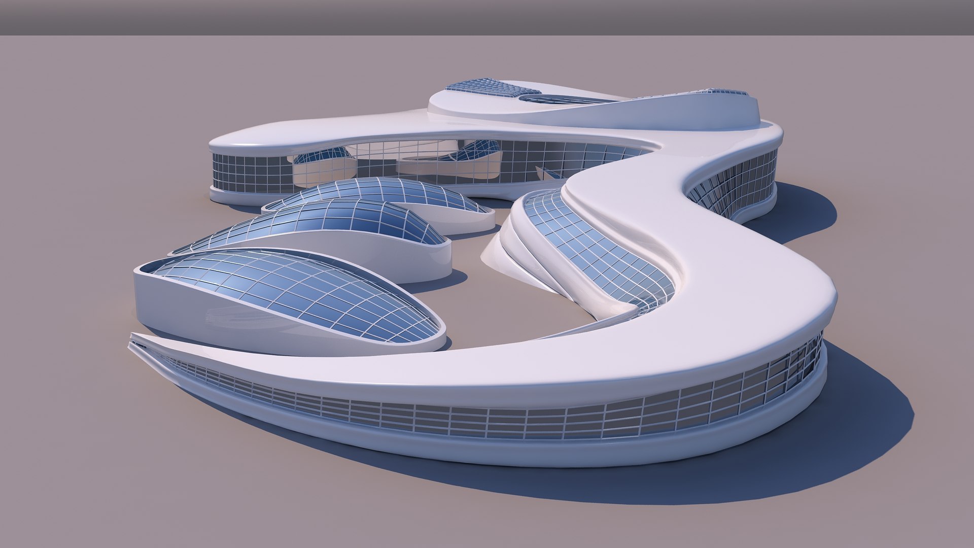 3D Model 0086 - Organic Building - TurboSquid 2235177