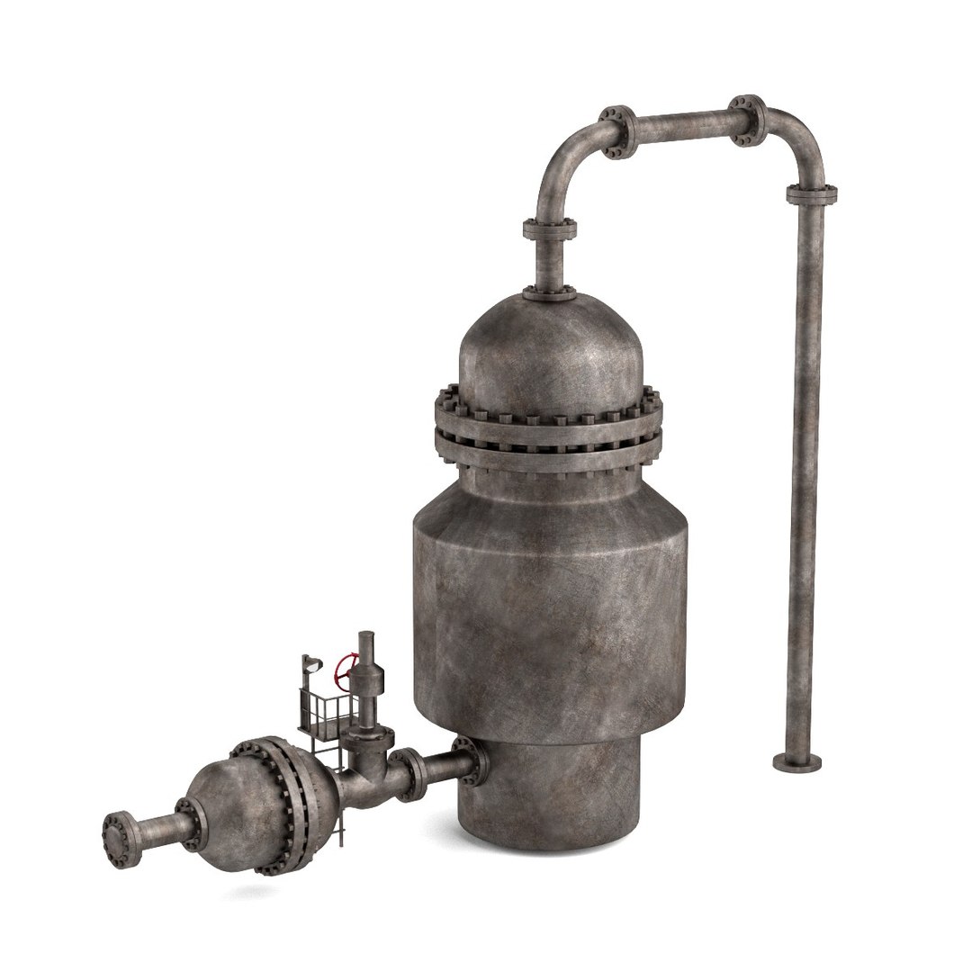 Vacuum Distillation Unit 3d 3ds