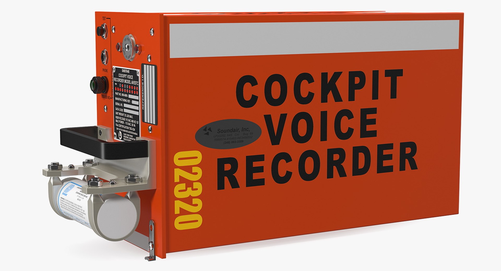 Cockpit Voice Recorder Cvr 3D Model TurboSquid 1428912