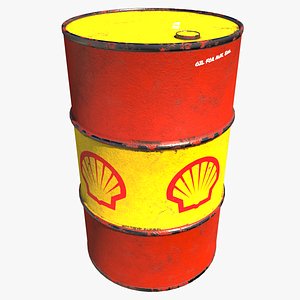 Shell Oil Barrel