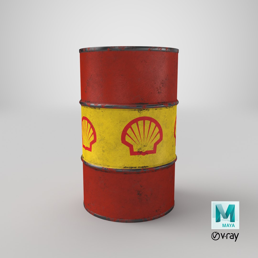 3D barrel shell oil - TurboSquid 1486877