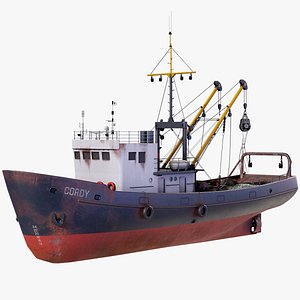 Old Fishing Vessel PBR