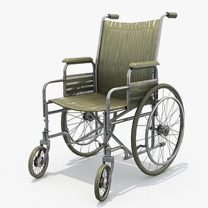 classic wheelchair 3D model