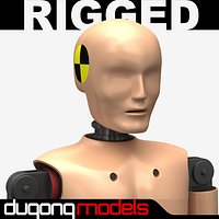 Crash Test Dummy - Rigged
