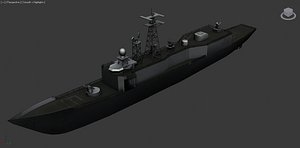 3d 3ds oliver hazard frigate oh