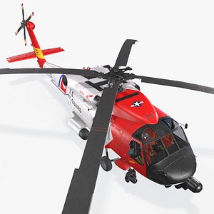 Sikorsky MH-60J Jay Hawk Basic Animation --106--