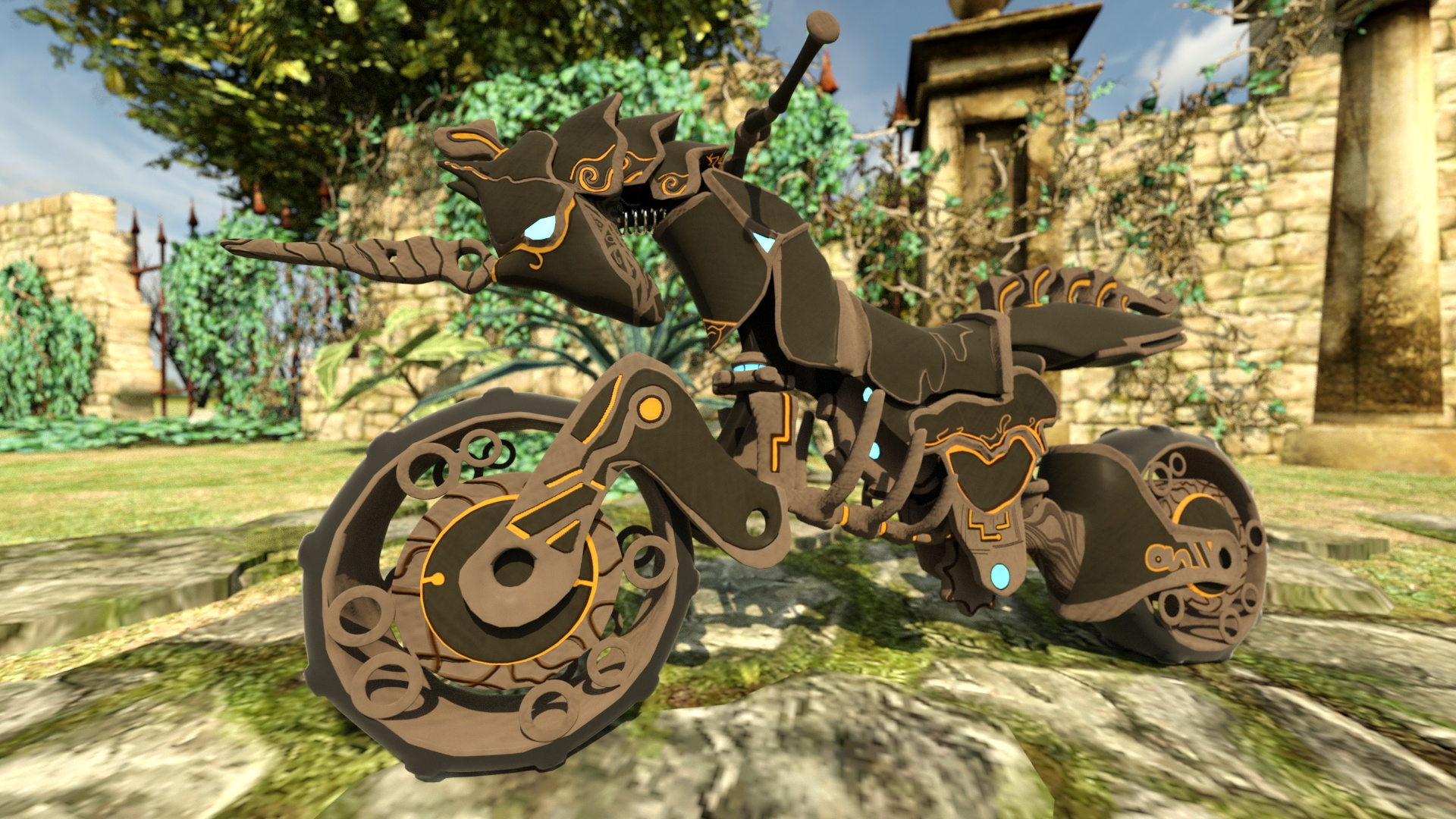 Zelda Master Cycle Zero Game Ready 3D model TurboSquid 1740195
