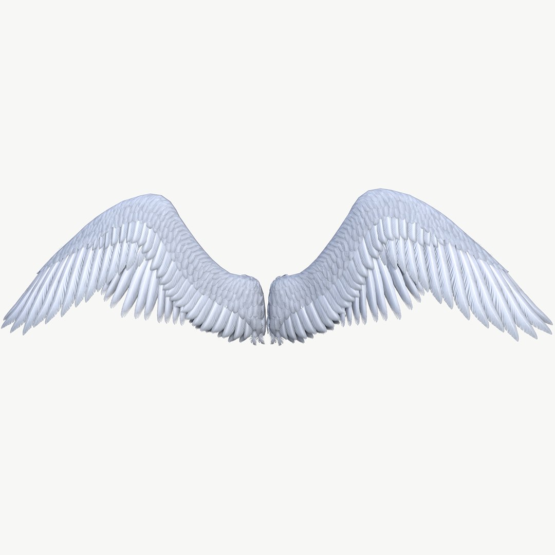 Realistic 3d Angel Wings - Symbolic angel wing with powerful contrast,  grace - CleanPNG / KissPNG