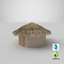 African Thatched Hut
