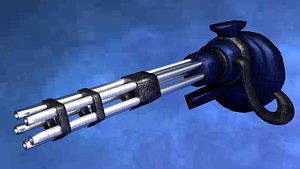 3d model space minigun