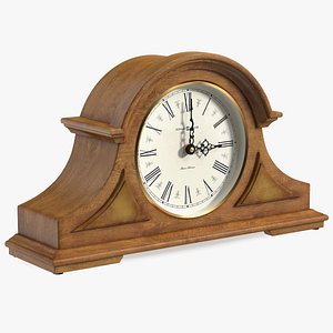 Howard Miller Burton II Mantel Clock Yellow 3D model