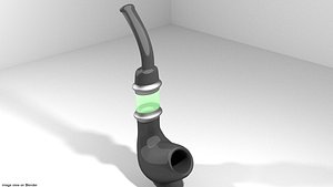 3D pipe smoking model
