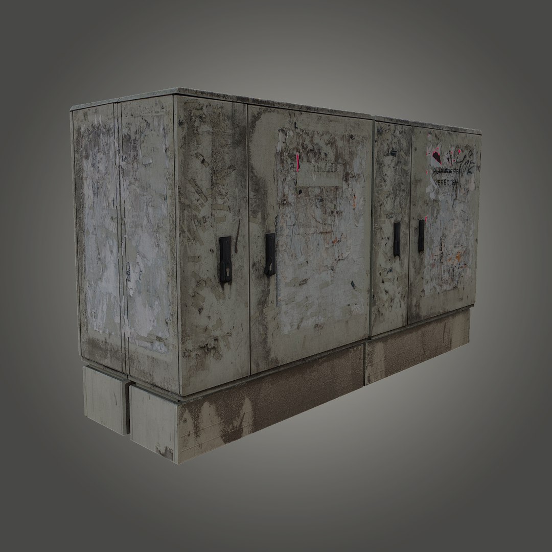 Dirty Electricity Box 3d Obj