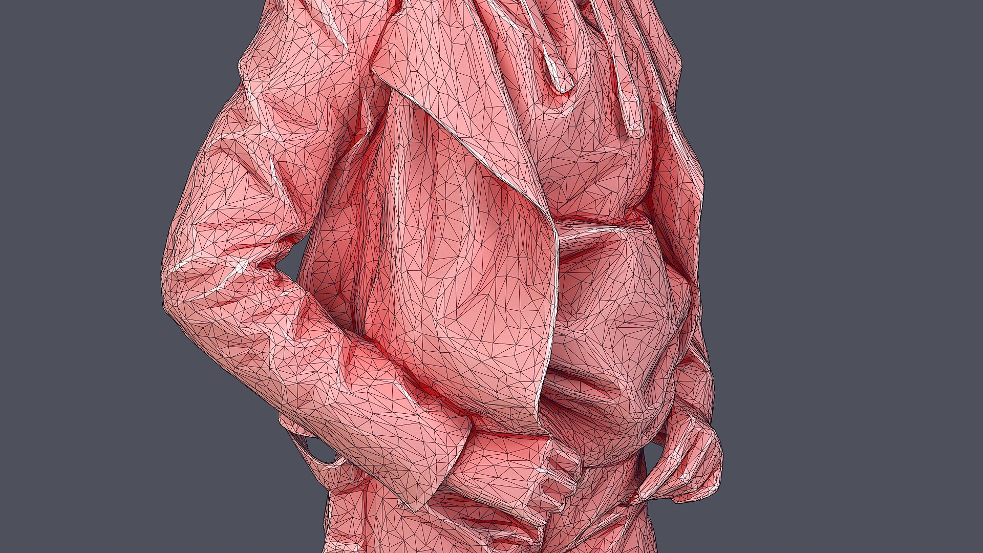 3D Casual Urban Lady In Red Hoodie - TurboSquid 2082225