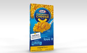 macaroni cheese 3d model