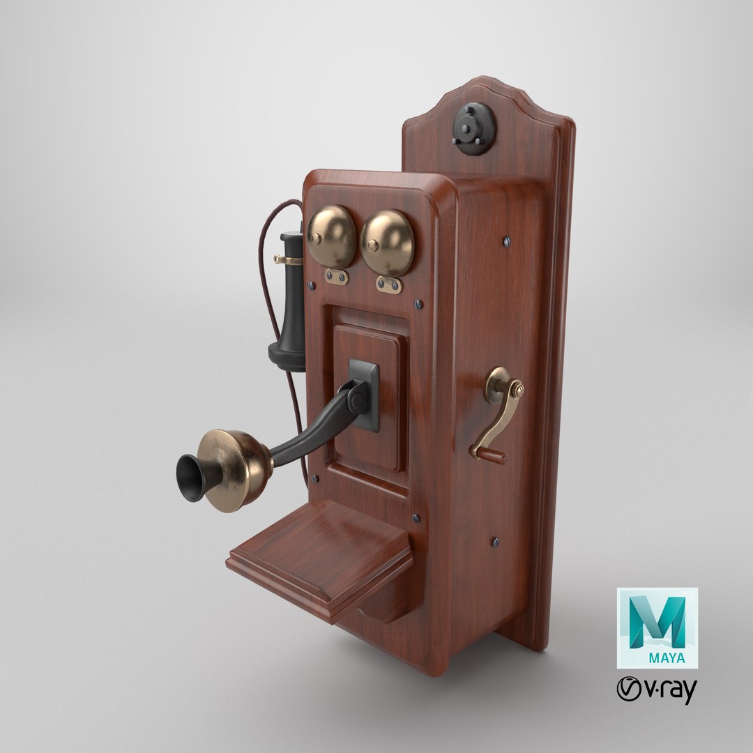 Vintage Wall Phone model https://p.turbosquid.com/ts-thumb/uK/y7xVET/yx/stemcell_maya_vray_render/png/1750795896/1920x1080/fit_q87/6c9784126e921d89cba7da785740c046ab79bf81/stemcell_maya_vray_render.jpg