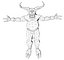 Fantasy Character Stag Beetle (animated)
