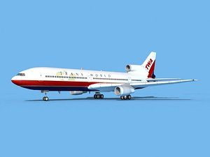 3D lockheed l-1011-10