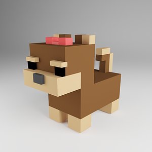 3D model LOW POLY CAT