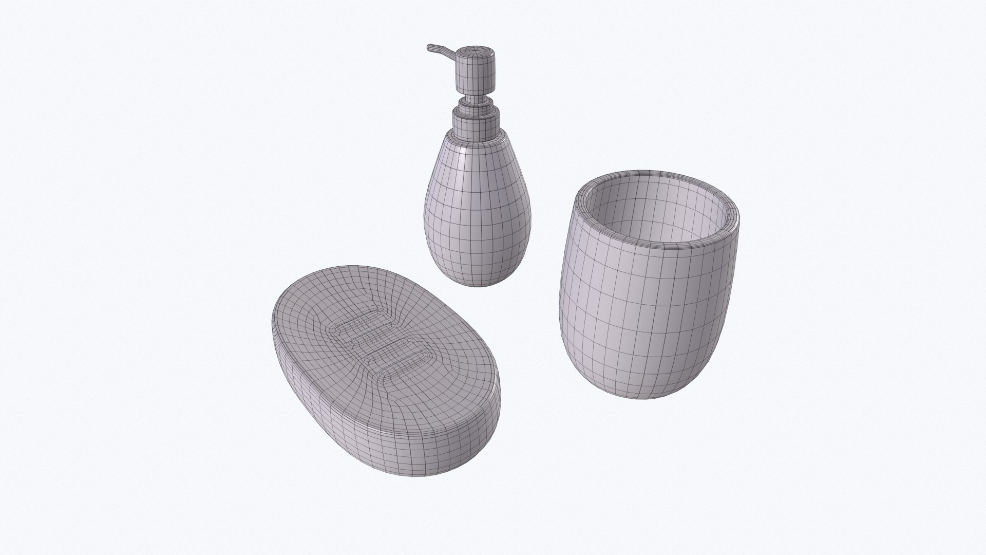 Bathroom accessories - 3 colors 3D https://p.turbosquid.com/ts-thumb/uL/DPJy5o/0f/wireframe3/png/1736600530/1920x1080/fit_q87/2d0617c27a255720c6383c87f12dba515f813f89/wireframe3.jpg
