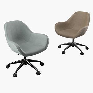 Modern work chair 4 3D model
