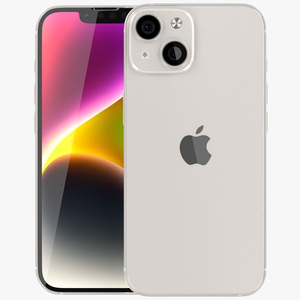 iPhone 14 スターライト(1)3Dモデル - TurboSquid 1987400