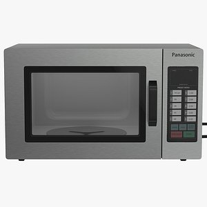 microwave oven panasonic modeled 3d model