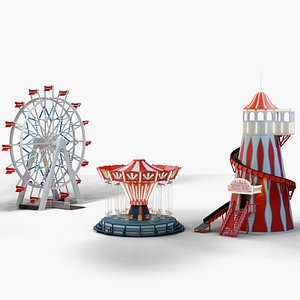 Fairground Rides Bundle 3D