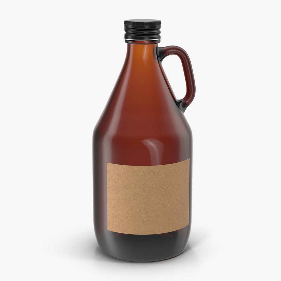 Cold Brew Bottle 5 3D model preview