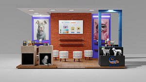 stand evento 3D model