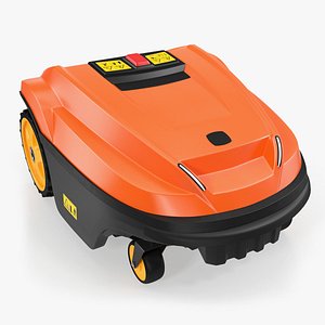 Automatic Robotic Lawn Mower Generic Rigged 3D Model