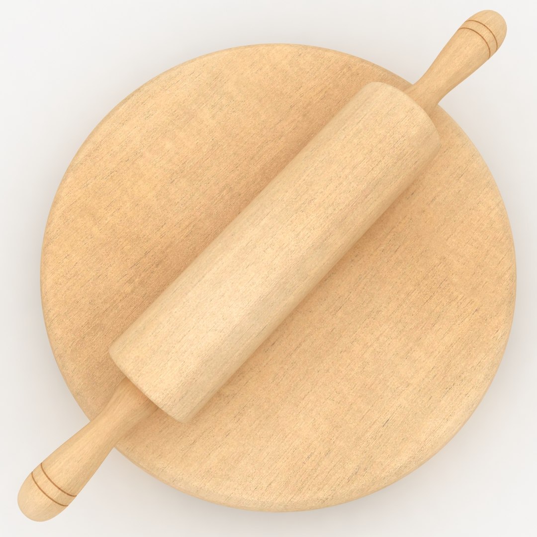 Rolling Pin Board 3D TurboSquid 1219311