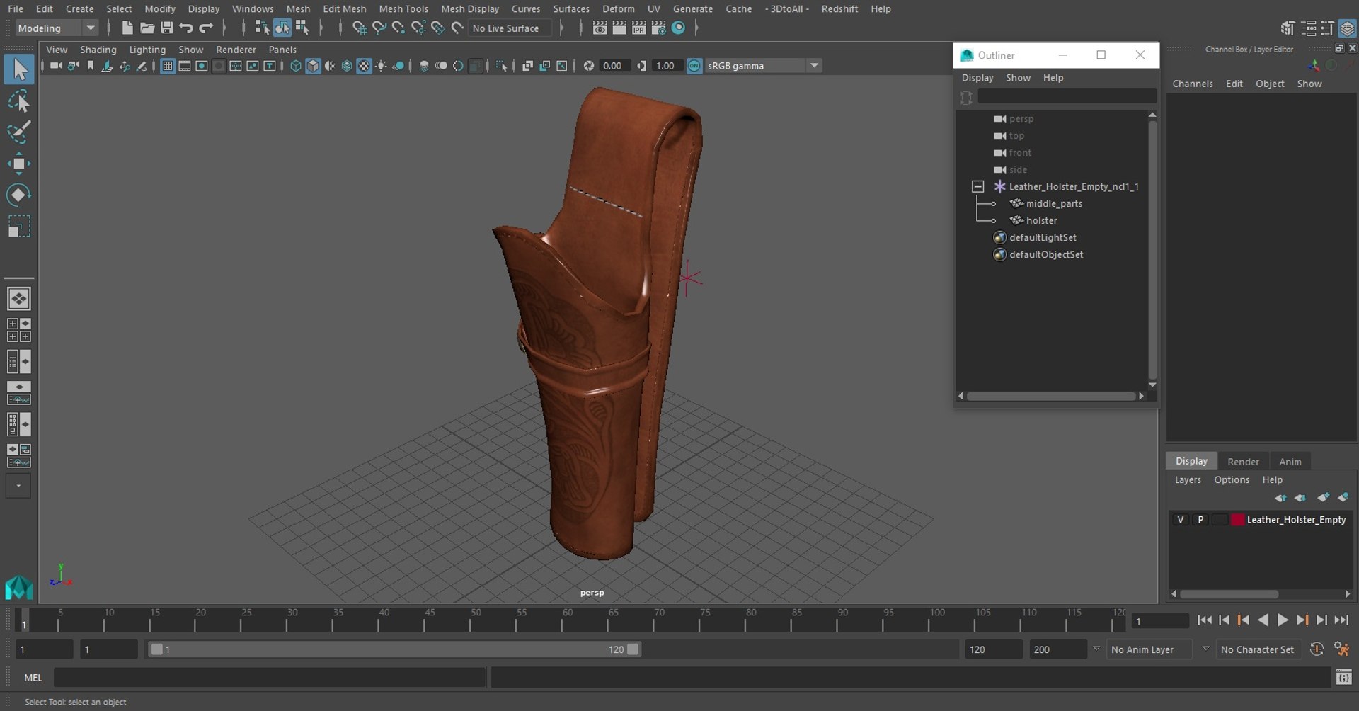 Leather Holster Empty 3D model https://p.turbosquid.com/ts-thumb/uL/eq3tPZ/D3/leatherholsteremptyvray3dmodel022/jpg/1635541000/1920x1080/fit_q87/d636a76645a081b0a10c3554060a6c5d21706813/leatherholsteremptyvray3dmodel022.jpg