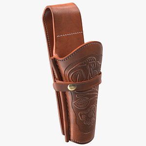 Leather Holster Empty 3D model